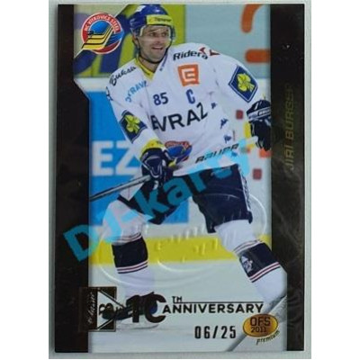 2020/21 OFS 2. série Jiří Burger #8 06/25 Buyback Embosed GOLD