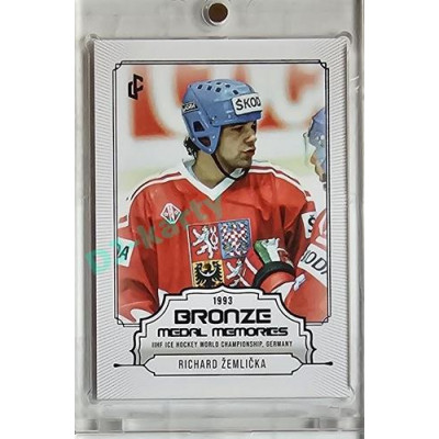 2023 LC Bronze Medal Memories 1993 #13 Richard Žemlička Blue parallel 04/15
