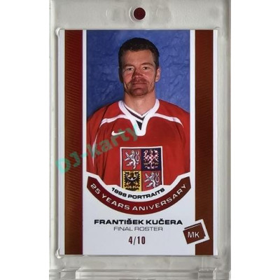 2023 MK reprezentace #P-10 František Kučera 1998 Portraits - 25 years anniversary BRONZE 4/10