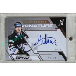 2023/24 Sportzoo ELH 1. série #SL2-JH Joona Huttula Authentic Signature Level 2 xx/80