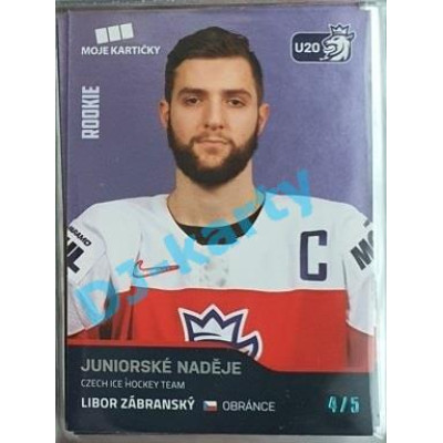 2020 MK reprezentace Libor Zábranský RC juniorské naděje #79 1/5 Blue