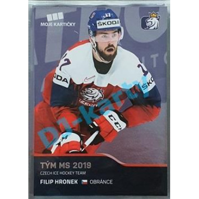2020 MK reprezentace Filip Hronek Tým MS 2019 #53 Blue Promo