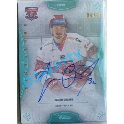 2020/21 OFS 2. série Jakub Orsava #66 17/20 Rainbow Signature