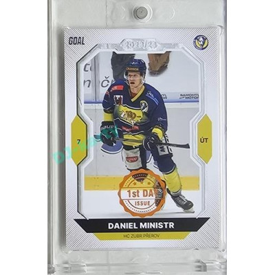 2023/24 Goal cards Chance Liga 1. série #106 Daniel Ministr 1st day of issue