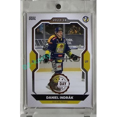 2023/24 Goal cards Chance Liga 1. série #108 Daniel Indrák 1st day of issue