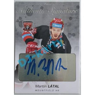 2017/18 OFS Martin Látal #AS-114 09/29 Authentic Signature Platinum