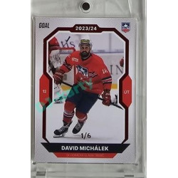 2023/24 Goal cards Chance Liga 2. série #244 David Michálek Red 1/6