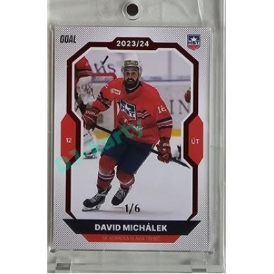 2023/24 Goal cards Chance Liga 2. série #244 David Michálek Red 1/6