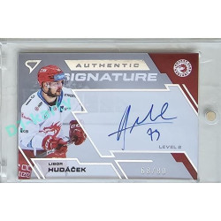 2023/24 Sportzoo ELH 1. série #SL2-LH Libor Hudáček Authentic Signature Level 2 xx/80