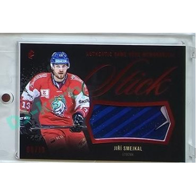 2023/24 LC Expectations Road to Prague #GUM-13 Jiří Smejkal Stick Authentic Game Used Memorabilia Red 06/10