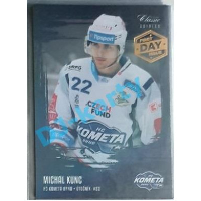 2019/20 OFS Michal Kunc #367 Black Rainbow 1st Day of Issue