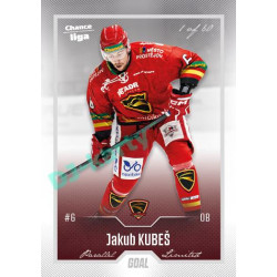 2022/23 Goal Cards Chance Liga 2. série #248 Jakub Kubeš Silver 1 of 60
