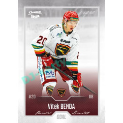 2022/23 Goal Cards Chance Liga 2. série #249 Vítek Benda Silver 1 of 60