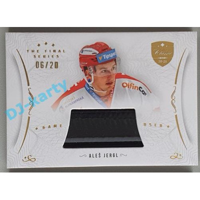 2021/22 OFS The Final Series Aleš Jergl #STI-JEA 06/20 Game Used Stick Gold