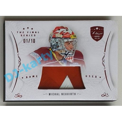 2021/22 OFS The Final Series Michal Neuvirth #STI-NEM 01/10 Game Used Stick Red