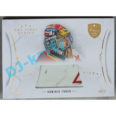 2021/22 OFS The Final Series Dominik Furch #STI-FUD Game Used Stick Gold PROMO
