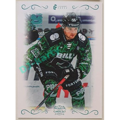 2022 Legendary Cards SPARTA VZDÁVÁ HOLD #S-17 Tomáš Šmerha xx/10 EXPO Pardubice