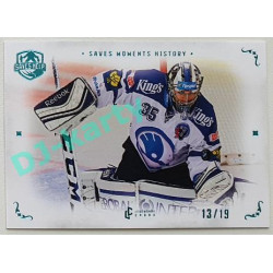 2021/22 Legendary Cards SAVES HELP MEMORABILIA SERIES #SMH-8 Matěj Machovský Saves Moments History Turquoise 13/19