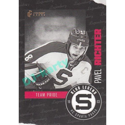 2022 Legendary Cards Klub Legend HC Sparta Praha #24 Pavel Richter