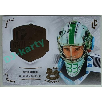 2021 Legendary Cards Saves #SH-032 David Rittich Expo Pardubice