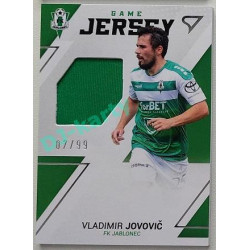 2022/23 Sportzoo Fortuna Liga 2. série #GJ-JO Vladimir Jovovič Game Jersey 07/99
