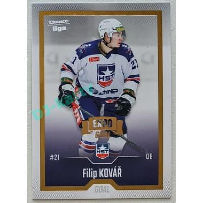 2022/23 Goal Cards Chance Liga 2. série #276 Expo Gold 1 of 3