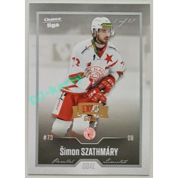 2022/23 Goal Cards Chance Liga 2. série #306 Šimon Szathmáry Expo Silver 1 of 3
