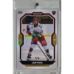 2023/24 Goal cards Chance Liga 2. série #250 Jan Pohl Red 1/6