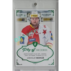 2023 Legendary Cards REKORDY ČESKÉ EXTRALIGY #PPS-05 Jaroslav Bednář Play Off Emerald 4/5