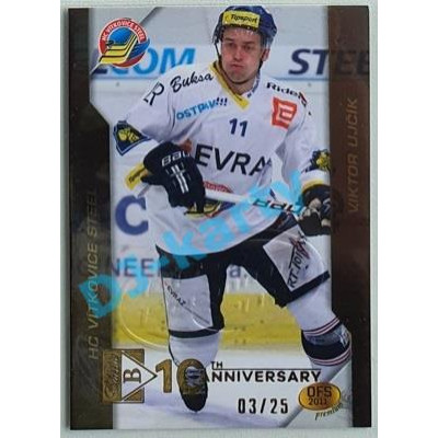 2020/21 OFS 2. série Viktor Ujčík #9 03/25 Buyback Embosed GOLD