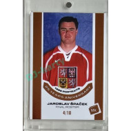 2023 MK reprezentace #P-21 Jaroslav Špaček 1998 Portraits - 25 years anniversary BRONZE 4/10