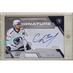 2023/24 Sportzoo ELH 1. série #SL3-JL Jakub Lev Authentic Signature Level 3 29/40