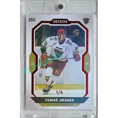 2023/24 Goal cards Chance Liga 2. série #255 Tomáš Jiránek Red 1/6