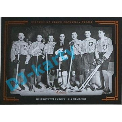 2020 OFS SSČH Mistrovství Evropy 1914 Německo #HCNT-04 10/20 History of Czech National Teams Cooper