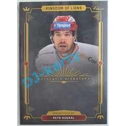 2021 OFS Kingdom of Lions Petr Koukal #A24 Authentic Signature PROMO (bez podpisu)