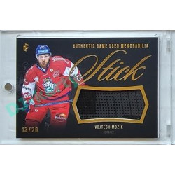 2023/24 LC Expectations Road to Prague #GUM-01 Vojtěch Mozík Stick Authentic Game Used Memorabilia Gold 13/20