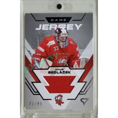 2023/24 Sportzoo ELH 2. serie #GJ-JS Jakub Sedláček Game Jersey 70/85