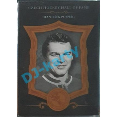 2020 OFS Síň slávy českého hokeje František Pospíšil #SSCH-026 08/25 Black Cut