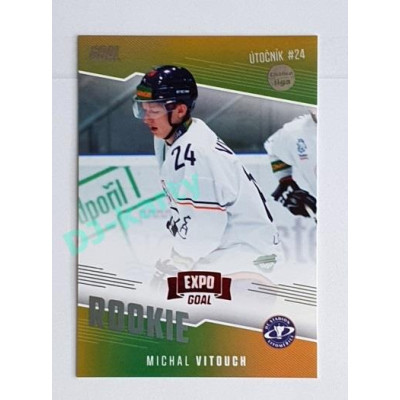 2022/23 Goal Cards Chance #RO-07 Michal Vitouch Rookie Expo x/3
