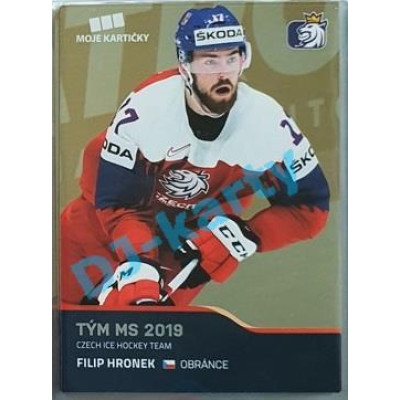 2020 MK reprezentace Filip Hronek Tým MS 2019 #53 Gold Promo