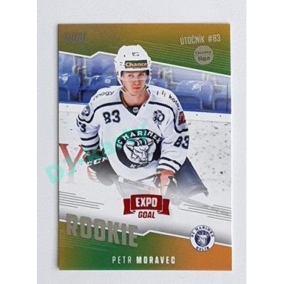 2022/23 Goal Cards Chance #RO-12 Petr Moravec Rookie Expo x/3