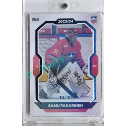 2023/24 Goal cards Chance Liga 1. série #030 Samu Pakarinen Blue 10/10