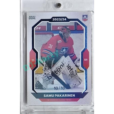 2023/24 Goal cards Chance Liga 1. série #030 Samu Pakarinen Blue 10/10