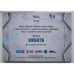 2020/21 OFS 2. série Radim Vrbata #RPS-RVR 1/1 Game Used Remnants EXPO OSTRAVA