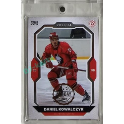 2023/24 Goal cards Chance Liga 1. série #117 Daniel Kowalczyk 1st day of issue