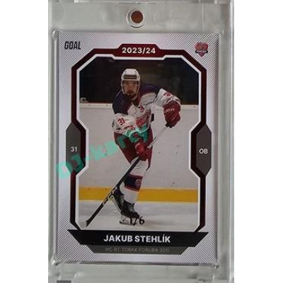 2023/24 Goal cards Chance Liga 2. série #264 Jakub Stehlík Red 1/6