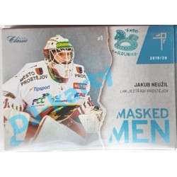 2019/20 OFS Chance liga Jakub Neužil #MM-JNE xx/15 Masked Men Expo Pard.