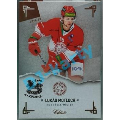2019/20 OFS Chance liga Lukáš Motloch #173 x/6 Expo Pard.