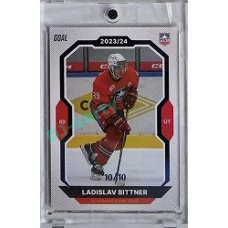 2023/24 Goal cards Chance Liga 1. série #037 Ladislav Bittner Blue 10/10