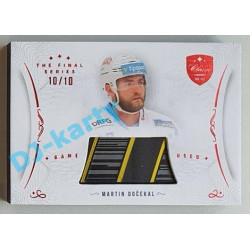 2021/22 OFS The Final Series Martin Dočekal #STI-DOM 10/10 Game Used Stick Red